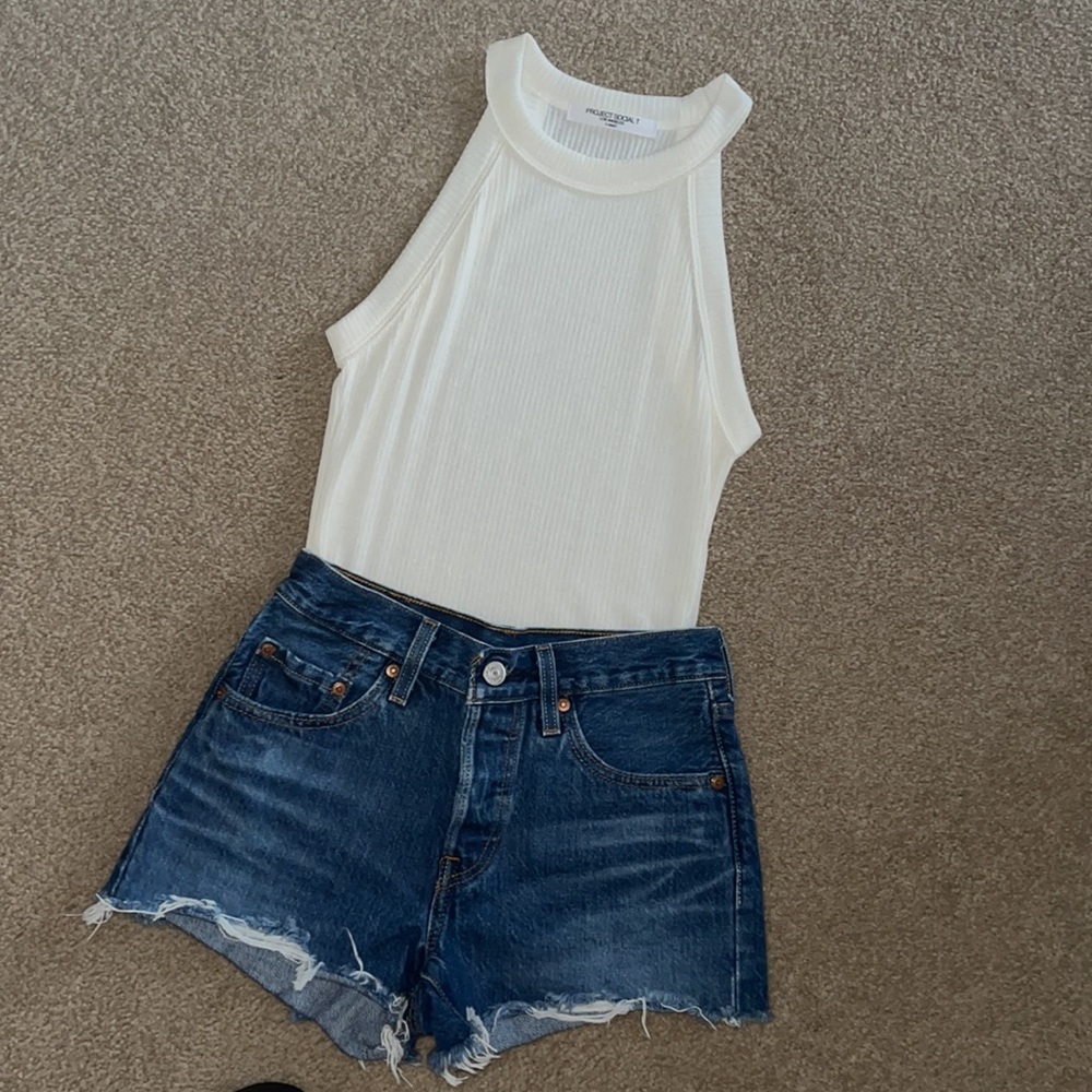 VICI High Neck Ribbed Tank